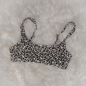 target cheetah bikini top!!